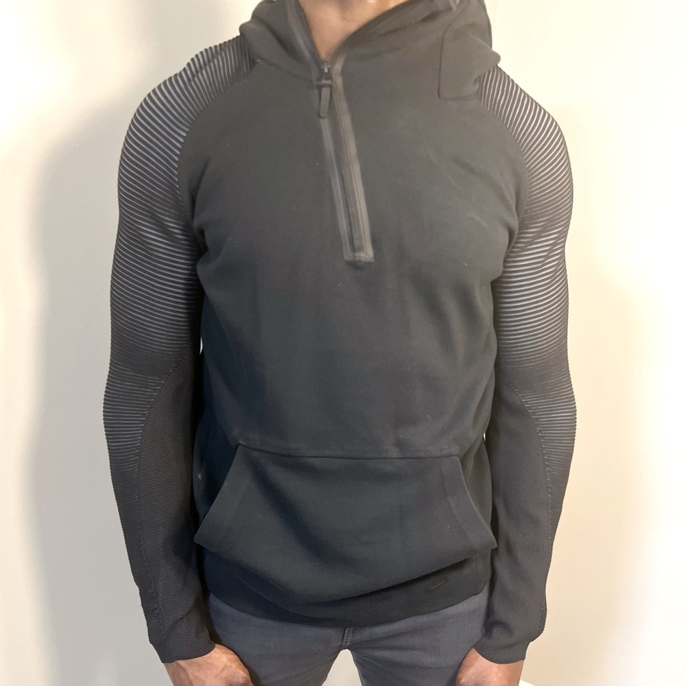 Men’s Nike Tech Sweatshirt, black, pullover, Large